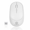 Beyaz Renkli Ergonomik Sessiz Kablosuz Mouse – USB Alıcılı, Ofis ve Oyun İçin Konforlu Bilgisayar Faresi MS6310