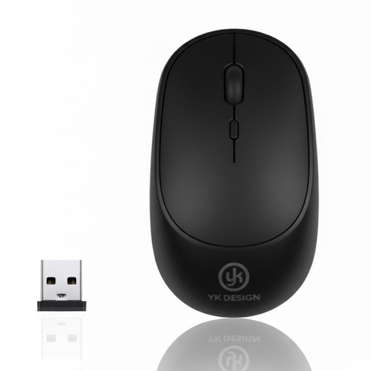 BUFFER Siyah Renkli Ergonomik Sessiz Kablosuz Mouse – USB Alıcılı, Ofis ve Oyun İçin Konforlu Bilgisayar Faresi MS6310
