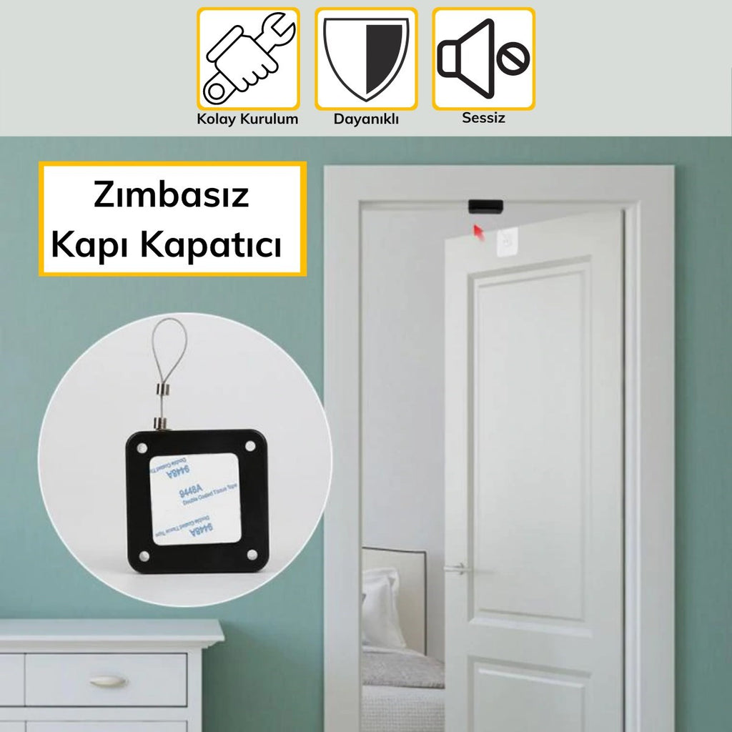 Sıva Üstü Tüm Kapılar İçin Uygun Otomatik Kapanan Hızlı Otomatik Kapı Kapa