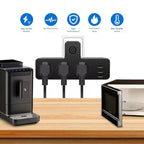 6’sı 1 Arada Akıllı Priz | 3 Soket + USB Girişli Şarj Ünitesi