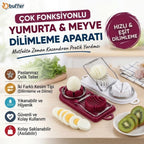 Çok Fonksiyonlu Eşit Yumurta ,Meyve Dilimleyici Kesici Aparat