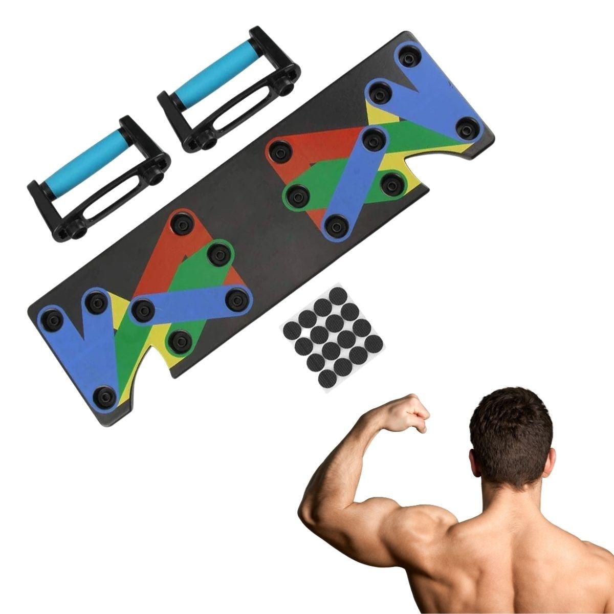 Çok Fonksiyonlu Katlanabilir Şınav Tahtası Platformu Fitness Spor Kondisyon Sağlama Aleti