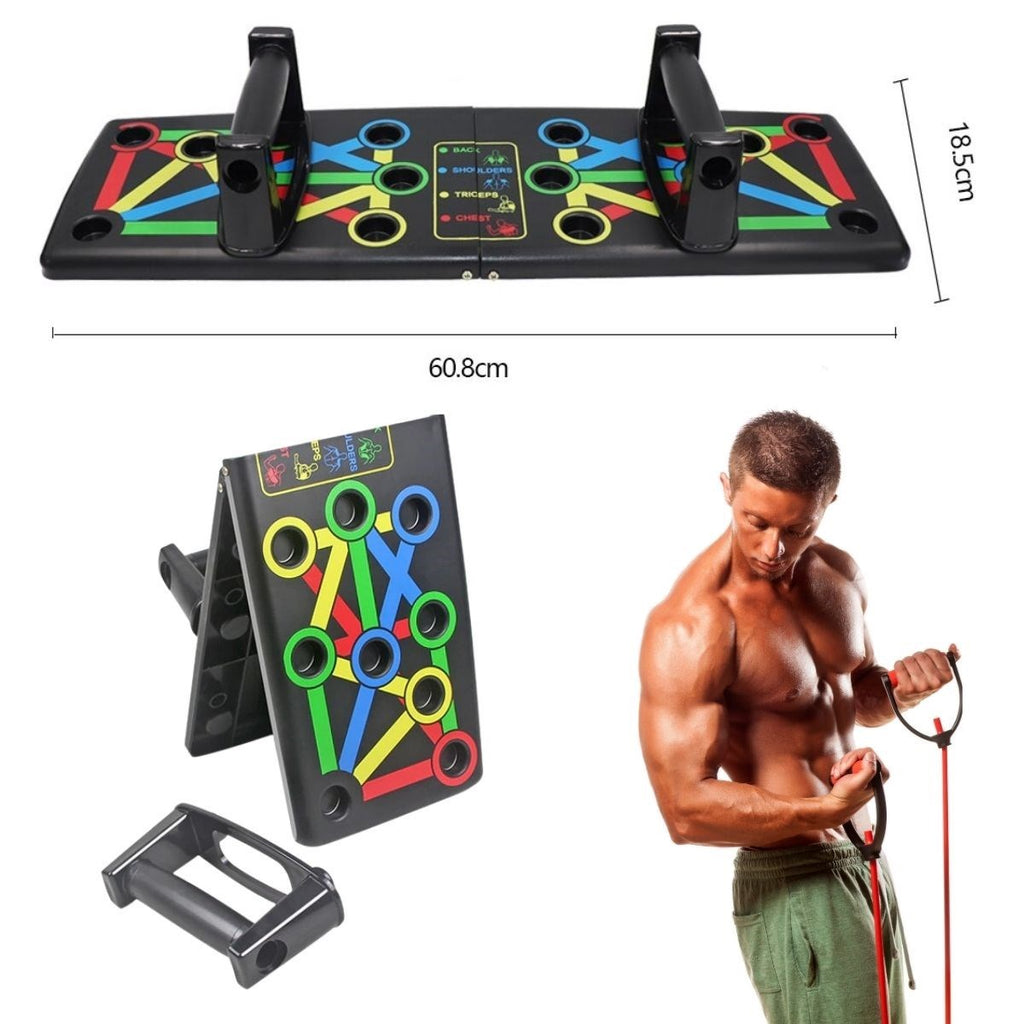 Çok Fonksiyonlu Katlanabilir Şınav Tahtası Platformu Fitness Spor Kondisyon Sağlama Aleti