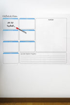 Haftalık Planlayıcı Manyetik Duvar Stickerı Takvim 56 cm x 70 cm