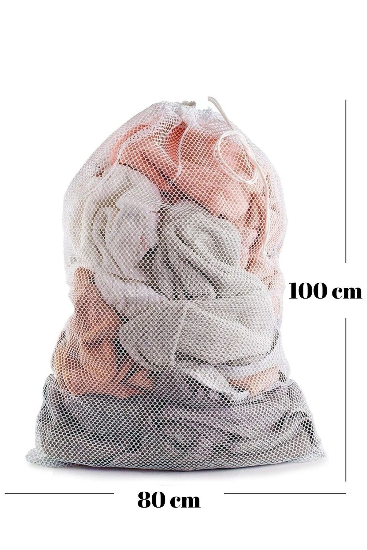 Büyük Boy File Çamaşır Torbası 80x100 cm | Hassas Yıkama Filesi | Yorgan, Perde, Nevresim Yıkama Torbası