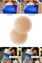 Silikon Göğüs Ucu Kapatıcı Gizleyici Bant Aparat Nipple Pad