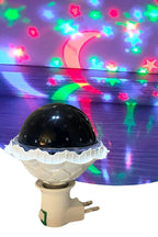 Kristal Gökyüzü Modlu Yıldızlı Hareketli 360 Derece Dönen Kristal Led Ampul