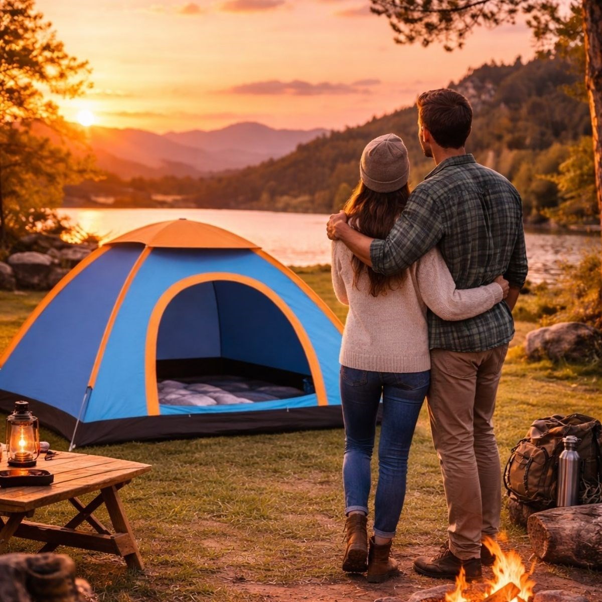 BUFFER 3 Kişilik Yarı Otomatik Kurulum Kamp Çadırı – Suya Dayanıklı, Taşıma Çantalı Outdoor Aile Çadırı, Piknik, Plaj ve Doğa 200x150x110 cm