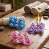 9 Bilyeli Vücut Masaj Eldiveni – Boyun, Bacak, Kalça ve Vücut Bakımı İçin Manuel Masaj Aparatı