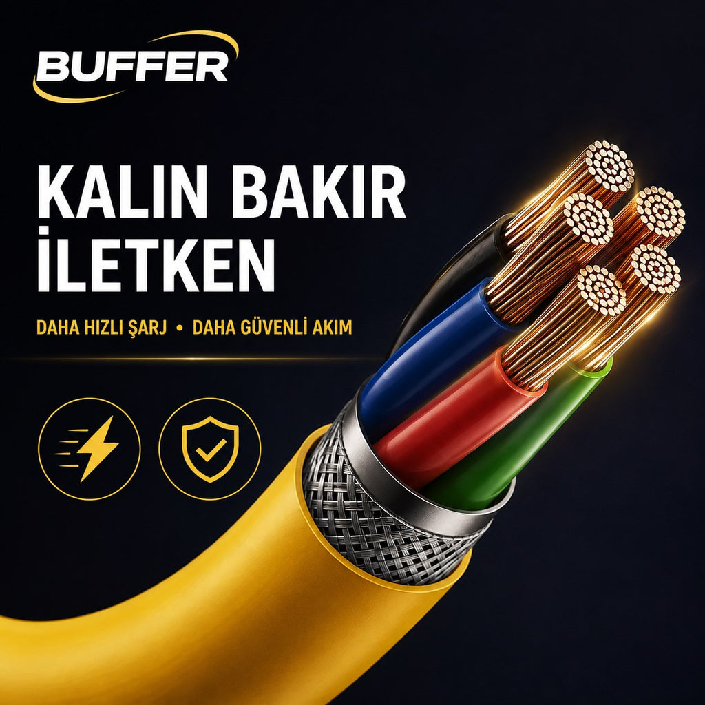 4'ü 1 Arada Esnek Spiral Hızlı Şarj Kablosu, Araç İçi Yaylı Kablo, Type-C ve Lightning Uyumlu Çoklu Şarj Kablosu