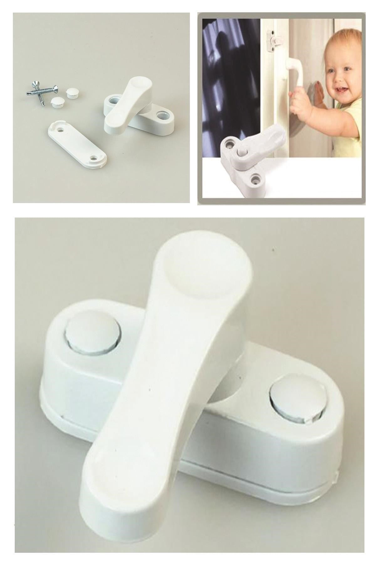 BUFFER PVC Pimapen Pencere Cam Balkon Kapısı Güvenli Emniyet Kilidi