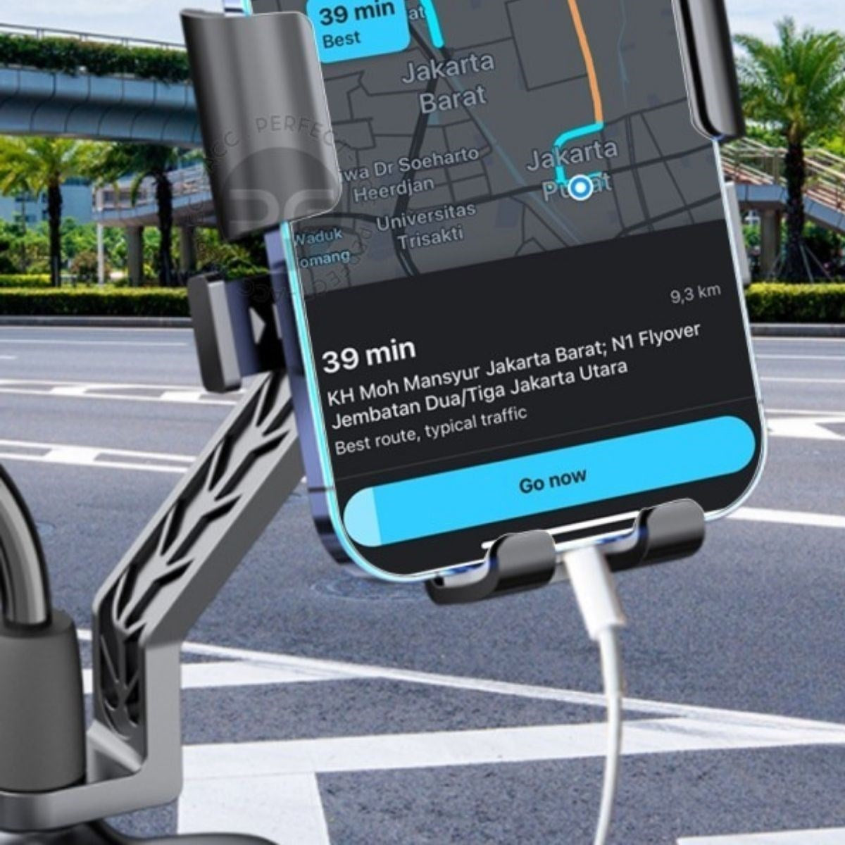 BUFFER Motor,Motosiklet,Bisiklet ,Scooter İçin 360 Derece Dönebilen Dikiz Aynası Versiyonu Telefon Tutucu Aparat