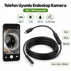 Telefon uyumlu endoskop kamera 3M 5M