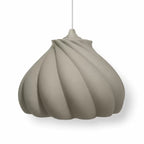 Pumpkin Tekli Avize Yatak Odası Mutfak Sarkıt Avize – Salon Ve Oturma Odası Aydınlatması 25x25 Cm Gri