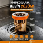 Gider Kokusu ve Böcek Önleyici Gider Kapağı, Duş ve Lavabo İçin Geri Akış Önleyici Plastik Yer Süzgeci Kapağı