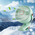 3 Kademeli Mandallı Masaüstü Fan – 360° Tam Tur Dönebilen Oynar Başlıklı Duvara Monte Edilebilen Mini Fan ZB113