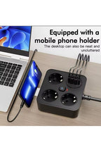 sonx Akım Korumalı Avrupa Tip-C USB Soket Kartı 2 Metre - Güvenli ve Uzun Kablo Çözümü