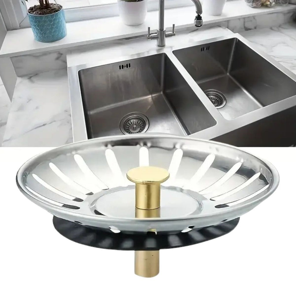 BUFFER Paslanmaz Çelik Mutfak Evye Lavabo Süzgeci Lavabo Gideri Atık Gıda Tıpası