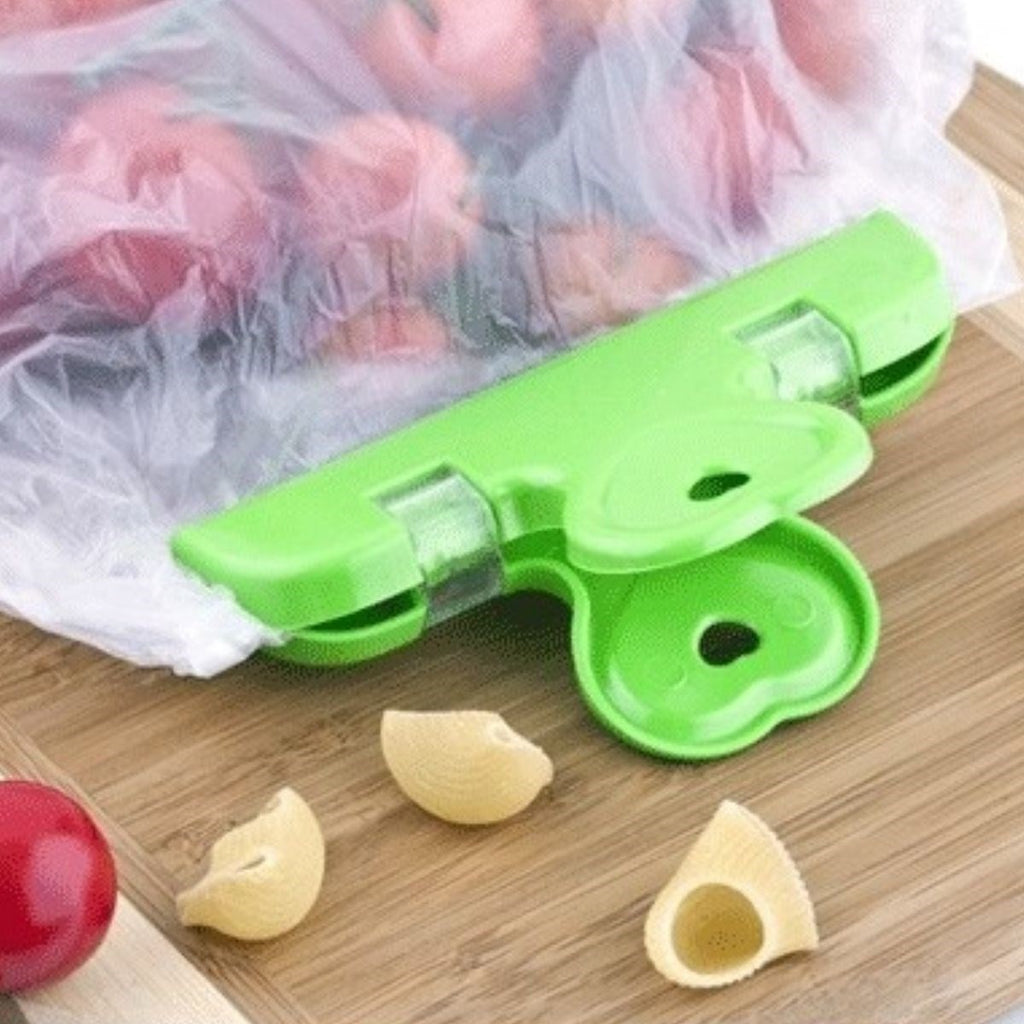 BUFFER 2li Pratik Torba Paket Ve Poşet Kapatıcı Kilitli Klips Mandal