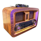 Taşınabilir Klasik AM/FM/SW Retro Ev Radyo USB ile Şarj Olabilen Retro Radyo