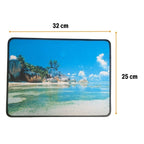 25x32 cm Küçük Boy Mouse Pad Manzara Ada