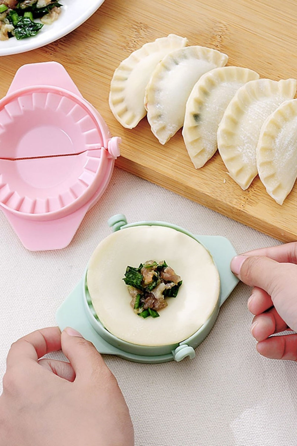 BUFFER 3lü Çiğ börek kurabiye Hamur İşi Ravioli Kesme Kalıbı Aparatı