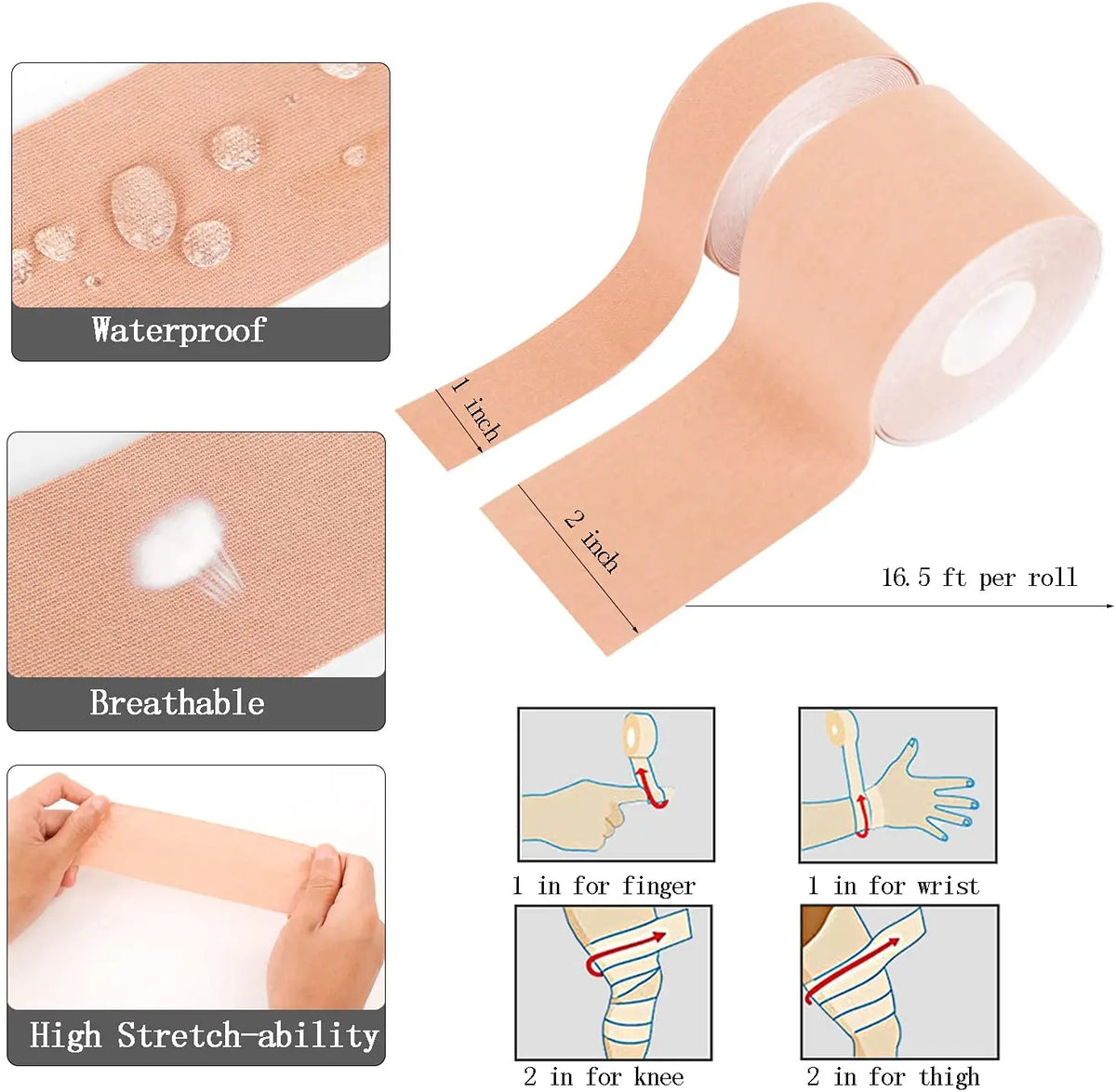 Göğüs Dikleştirme Bandı S Beden 2.5 Cm. — görsel 4