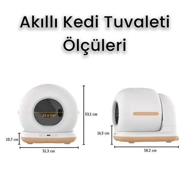 HD Kameralı Akıllı Kedi Tuvaleti — görsel 4