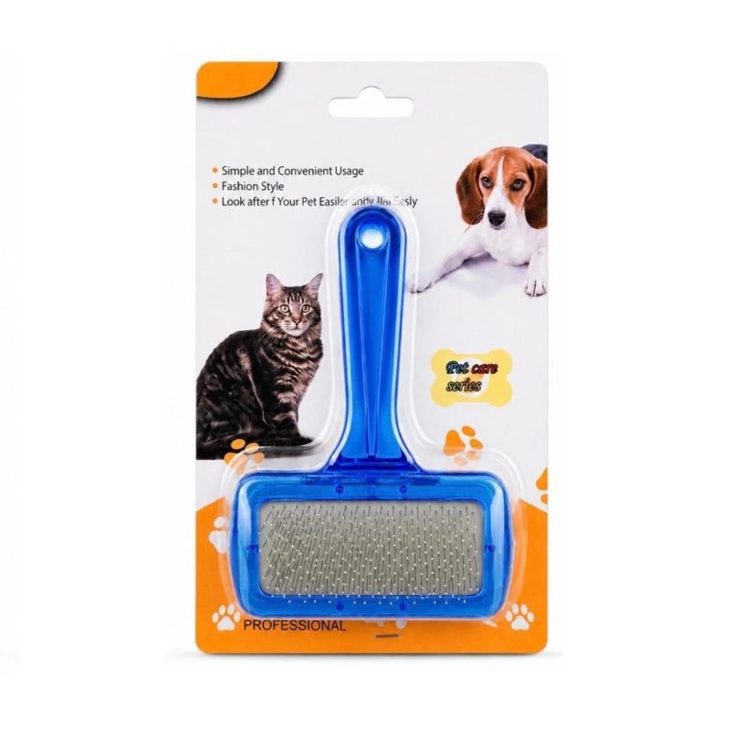 Kedi Köpek Tarağı - Evcil Hayvan Tüy Toplama Tarağı - Metal Uçlu — görsel 5