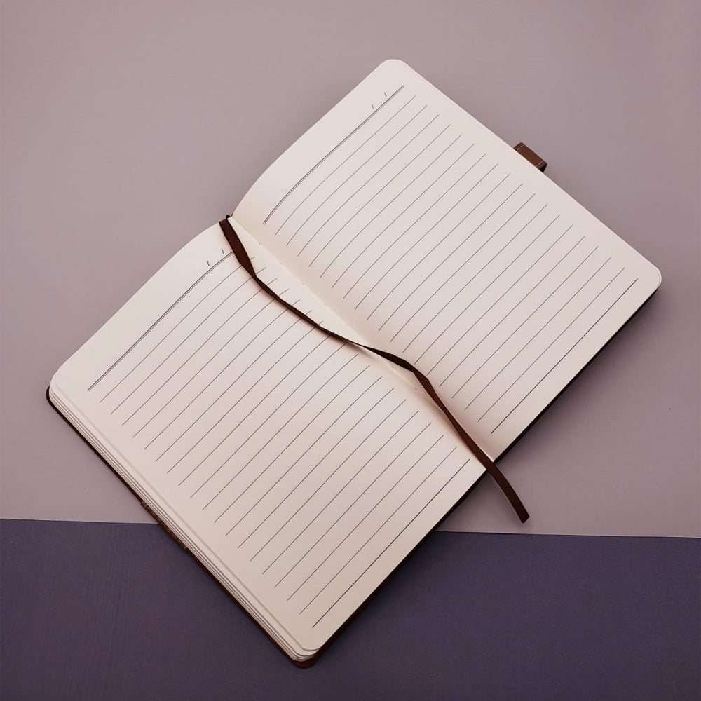 Kutulu - Lüks Deri Desenli Defter ve Metal Kalem - Hediye Seti — görsel 4