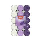 Lavanta Kokulu, Karışık Renkli 3,5 Saat Yanma Süreli Tealight Mum (30'lu Paket) - Herseyben.de