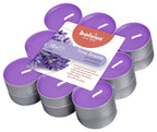 Lavanta Kokulu, Lila Renkli 4 Saat Yanma Süreli Tealight Mum (18'li Paket) - Herseyben.de