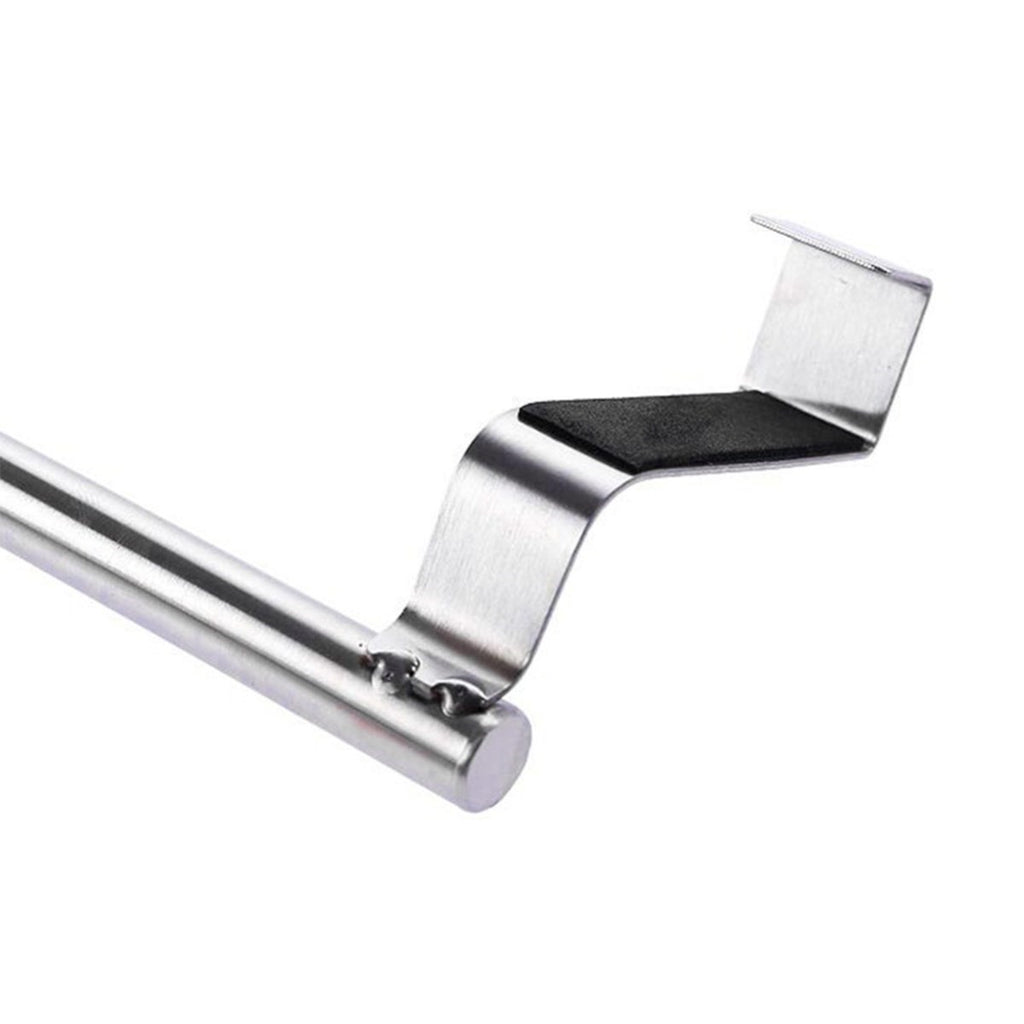 Lüx Görünümlü Dolap Kapağı Paslanmaz Metal Havlu Askılığı 33 cm