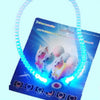 Mavi Renk Neon Led Işıklı Kedi Köpek Kolyesi (18,5 cm)