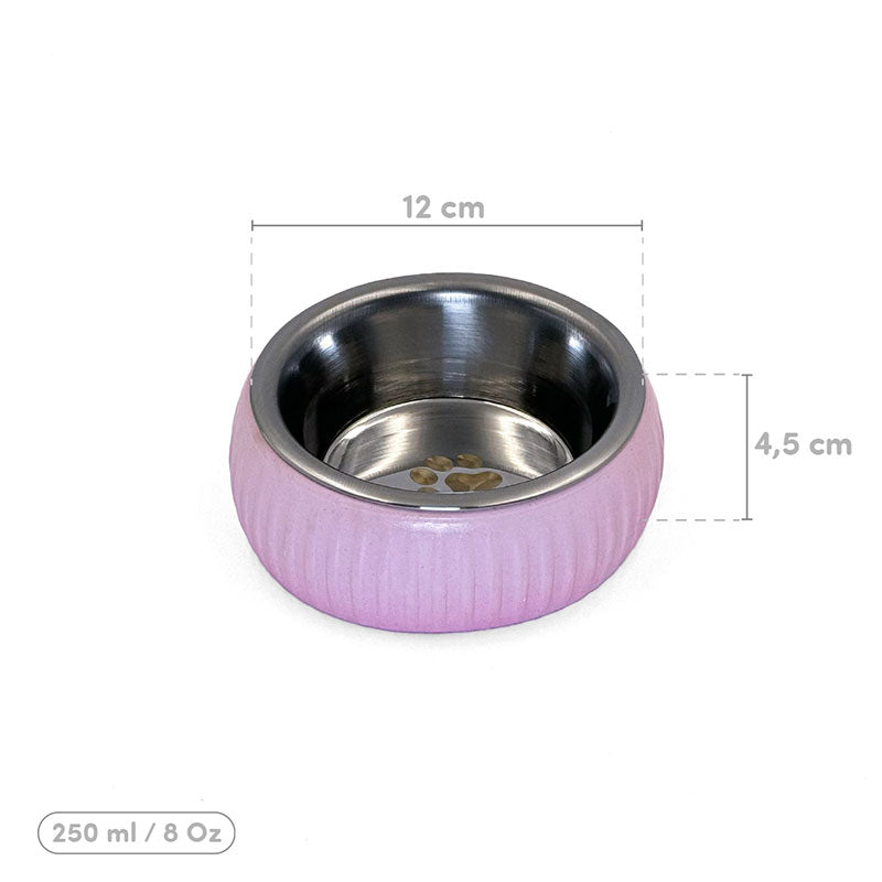 Mikopet Organik Seramik Mama Kabı Pembe — görsel 5