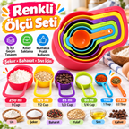 Renkli ölçü seti özellikleri ve ölçü kapasiteleri