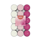 Orkide Kokulu, Karışık Renkli 3,5 Saat Yanma Süreli Tealight Mum (30'lu Paket) - Herseyben.de