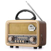 Orta Boy Retro, Nostaljik, Ahşap Tasarım Bluetooth Hoparlörlü, Şarjlı, Taşınabilir FM/AM Destekli Radyo NS-8110