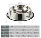 Paslanmaz Çelik Metal Mama Kabı 18 cm. — görsel 3