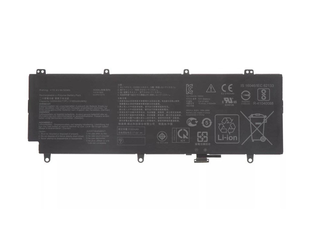 RETRO Asus C41N1805 Notebook Bataryası - 50Wh