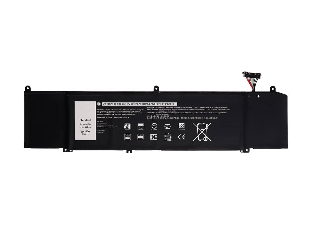 RETRO Dell Alienware M15, M17, XRGXX Notebook Bataryası - Ver.2 - 6 Cell