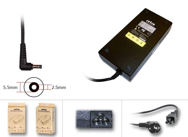 RETRO Delta-Liteon 19V 9.5A 180W Notebook Adaptör RNA-TS08