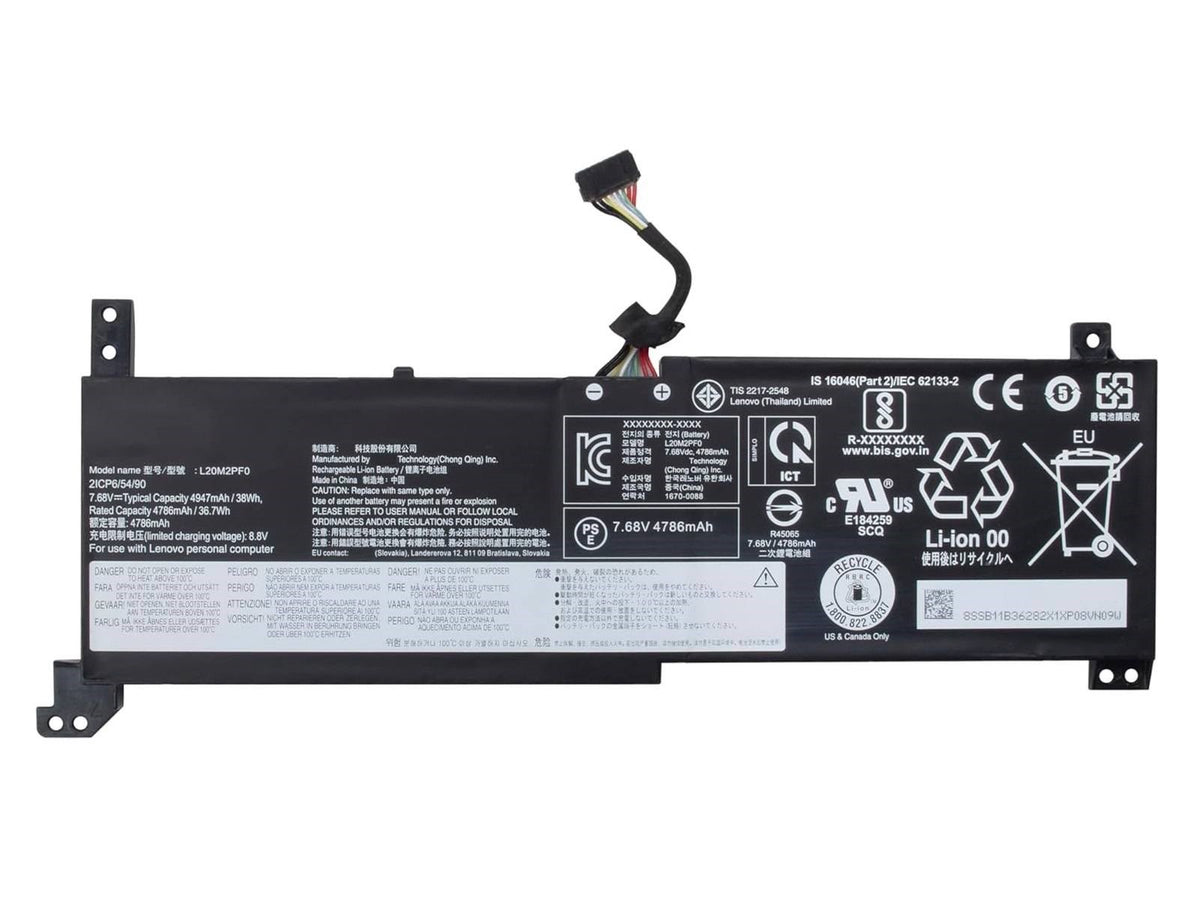 RETRO Lenovo L20M2PF0 Notebook Bataryası