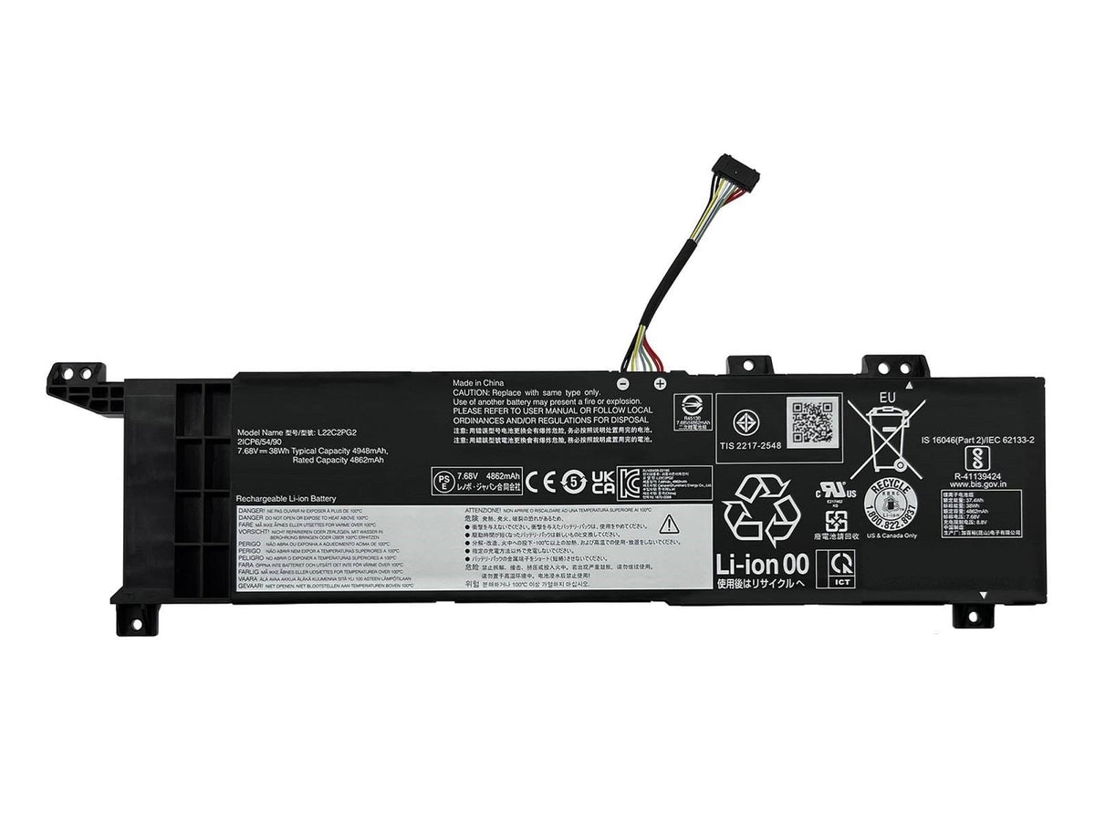 RETRO Lenovo L22C2PG2 Notebook Bataryası
