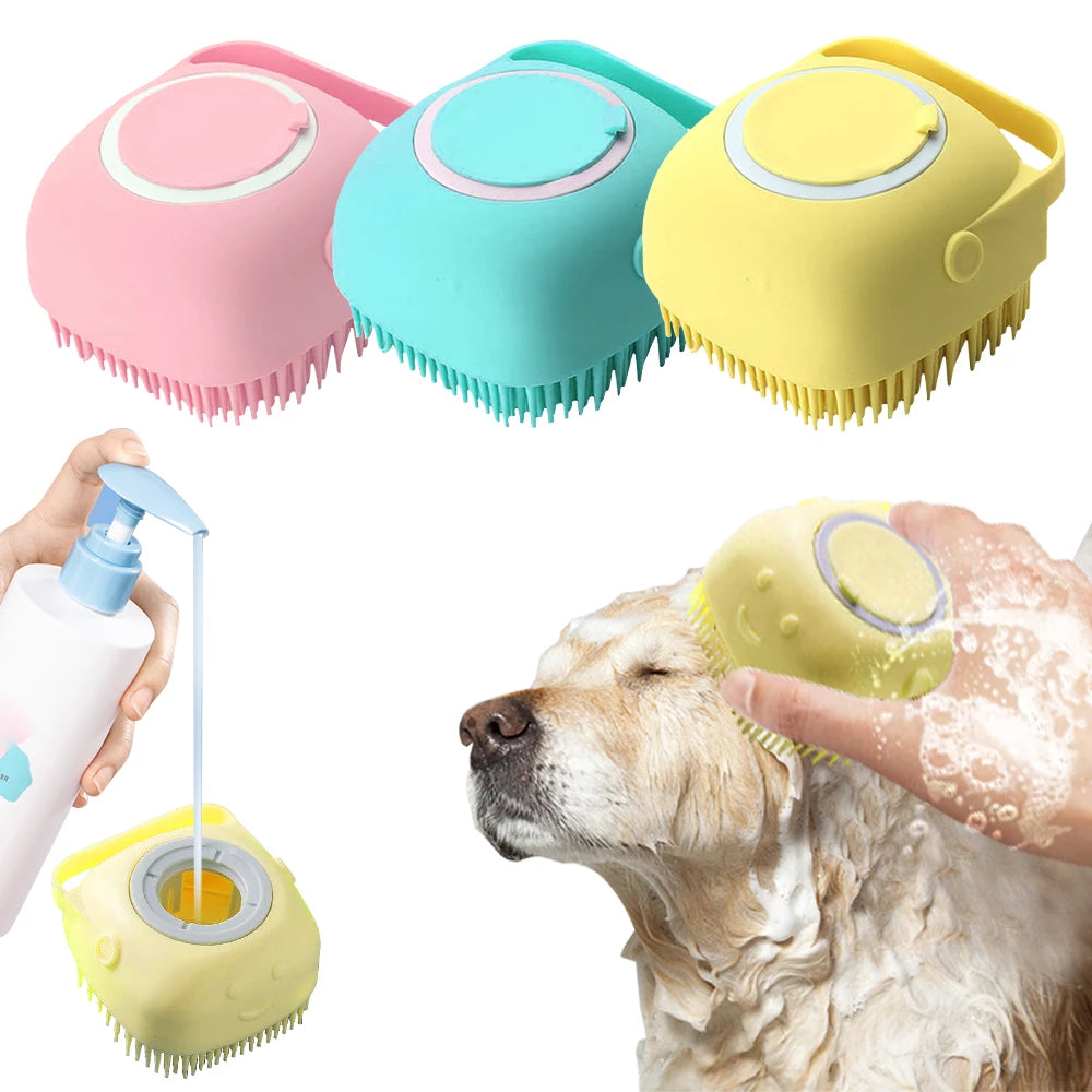 Şampuan Hazneli Kedi Köpek Yıkama Kesesi — görsel 3