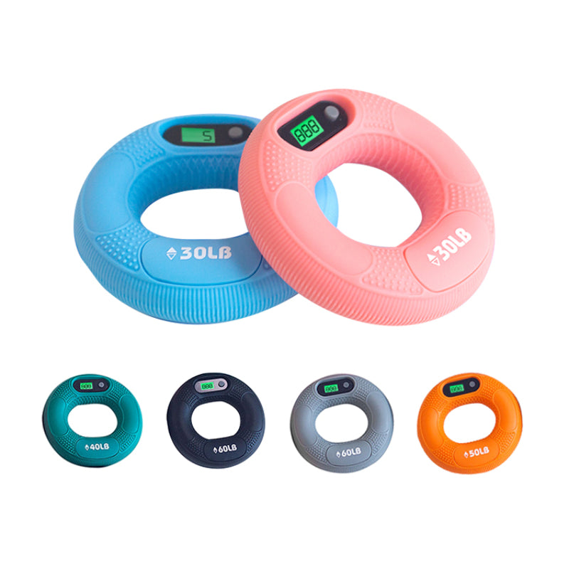 Sayaçlı El Güçlendirme Halkası - Akıllı Egzersiz Aleti - 30 LB — görsel 2