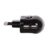 Sylar RETRO 5V 2.1A iPad, Tablet, Telefon USB Şarj Adaptörü - Siyah - Çift USB