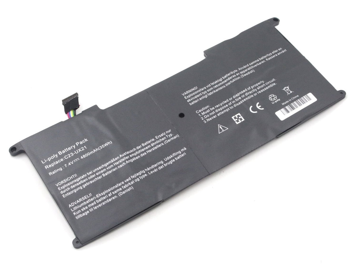 Sylar RETRO Asus UX21A, UX21E, C23-UX21 Notebook Bataryası