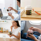 Temassız Dozajlamalı Taşıma İpli Hap Saklama Organizeri,4 Bölmeli Mini İlaç ve Vitamin Kutusu