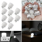 USB Mini Top LED 10’lu Aydınlatma Beyaz Işıklı Gece Lambası, Enerji Tasarruflu Mikro LED Işıklar